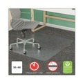 Office Chair Mats | Deflecto CM14142 36 x 48 SuperMat Frequent Use Rectangular Chair Mat for Medium Pile Carpet - Clear image number 3