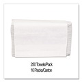 Paper Towels and Napkins | GEN G1509 9 in. x 9.45 in. Multifold Paper Towels - White (4000/Carton) image number 4