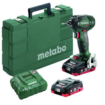 DRILLS | Metabo 602396520 SSD 18 LTX 200 18V 1/4 in. Hex Brushless Impact Wrench kit with 4.0Ah LiHD Batteries