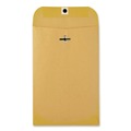 Envelopes & Mailers | Quality Park QUA37555 6 in. x 9 in. #55 Square Flap Clasp/Gummed Closure Clasp Envelope - Brown Kraft (500/Carton) image number 4