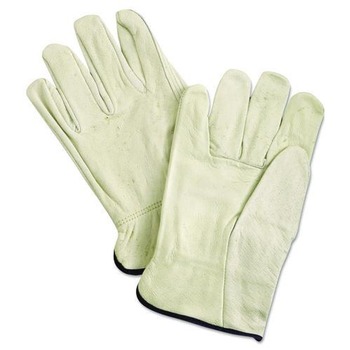MCR Safety M3400XL Unlined Pigskin Driver Gloves - X-Large, Cream (12-Pair)
