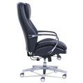 Office Jansan | La-Z-Boy 48957 20 in. to 23 in. Seat Height Commercial 2000 High-Back Executive Chair, Supports 300 lb - Black/Silver Base image number 2