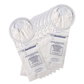 Janitized Vacuum Filter Bags Designed to Fit ProTeam 6 qt. QuarterVac (100/Carton)