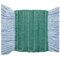 Cleaning & Janitorial Supplies | Boardwalk BWK502BLCT 5 in. Headband Super Loop Cotton/Synthetic Fiber Wet Mop Head - Medium , Blue (12/Carton) image number 4
