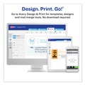 Office Jansan | Avery 08255 8.5 in. x 11 in. Full-Sheet Vibrant Inkjet Color-Print Labels - Matte White (20/Pack) image number 3