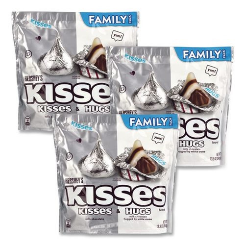 Snacks | Green Rabbit 12922 KISSES and HUGS 15.6 oz. Bag Family Pack Assortment (3/Pack) image number 0