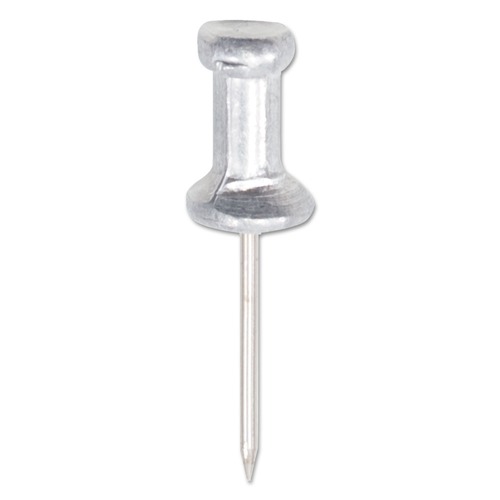 Customer Appreciation Sale - Save up to $60 off | GEM CPAL5 Aluminum Head Push Pins, Aluminum, Silver, 5/8-in (100/Box) image number 0