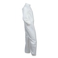 Bib Overalls | Ansell KCC 44313 A40 Elastic-Cuff and Ankles Coveralls - Large, White (25/Carton) image number 1