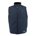 Heated Gear | Dewalt DCHV089D1-L Men's Heated Soft Shell Vest with Sherpa Lining - Large, Navy image number 1