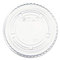 Food Trays, Containers, and Lids | Dart PL4N 3.25 - 9 oz. Portion/Souffle Cup Lids - Clear (2500/Carton) image number 0