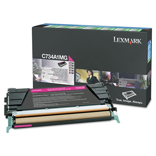 Ink & Toner | Lexmark C748H1MG C748H1MG 10,000 Page-Yield Return Program High-Yield Toner - Magenta image number 0