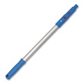 Cleaning Tools | Gritt Commercial GRI107 20 in. Aluminum Extension Pole with Click/Lock Adapter Cone - Blue/Silver image number 0