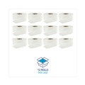 Toilet Paper | Boardwalk SOD410320 3.2 in. x 525 ft. 2 Ply Septic Safe Jumbo Roll Bathroom Tissue - White (12/Carton) image number 4