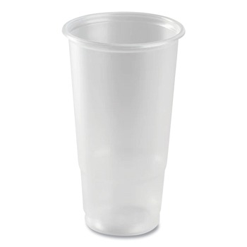 Karat C-KPP32 32 oz. PolyPro (PP) Plastic Cups - Translucent (600/Carton)