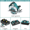 Circular Saws | Makita XSH06PT1 18V X2 (36V) LXT Brushless Lithium-Ion 7-1/4 in. Cordless Circular Saw Kit with 4 Batteries (5 Ah) image number 1