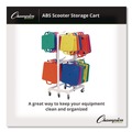 Utility Carts | Champion Sports MSCART 21 in. x 27 in. x 54 in. 176 lbs. Capacity ABS Plastic Scooter Storage Cart - White image number 4