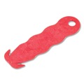 Cutlery | San Jamar KK403 Klever Kutter 1 in. Blade 4 in. Plastic Handle 3 Razor Blades Safety Cutter - Red (3/Pack) image number 1