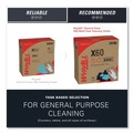 Office Jansan | WypAll 34790 General Clean X60 POP-UP Box 8.34 in. x 16.8 in. Cloths - White (126/Box) image number 7