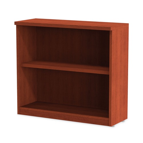 Office Filing Cabinets & Shelves | Alera ALEVA633032MC Valencia Series Two-Shelf 31-3/4 in. x 14 in. x 29-1/2 in. Bookcase - Medium Cherry image number 0
