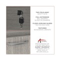  | Alera ALEVA542822GY 15.63 in. x 20.5 in. x 28.5 in. Valencia Series Full Pedestal File Left or Right 2 Legal/Letter-Size File Drawers - Gray image number 9
