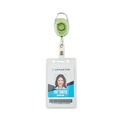 Office Jansan | Advantus 91119 30 in. Extension Carabiner-Style Retractable ID Card Reel - Assorted Neon (20/Pack) image number 3