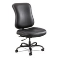 Office Chairs | Safco 3592BL Supports Up to 400 lbs. 19 in. to 22 in. Seat Height Optimus High Back Big and Tall Chair - Vinyl, Black image number 0