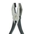 Pliers | Klein Tools 201-7CST Ironworkers Work Pliers, 8 3/4 in Length, 5/8 in Cut, Plain Hook Bend Handle image number 3
