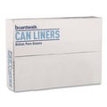 Trash Bags | Boardwalk H6036HWKR01 30 Gallon 0.6 mil 30 in. x 36 in. Perforated Roll Low-Density Waste Can Liners - White (25 Bags/Roll, 8 Rolls/Carton) image number 1