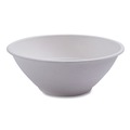 Food Trays, Containers, and Lids | Eco-Products EP-BL40NFA 40 oz Vanguard Renewable and Compostable Sugarcane Bowls - White (400/Carton) image number 0