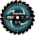 Circular Saw Blades | Makita B-61656-3 3/Pack Framing 7-1/4 in. 24T Carbide-Tipped Max Efficiency Circular Saw Blade image number 1