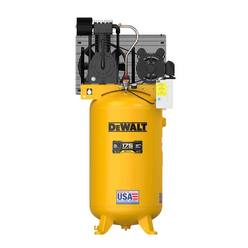 Air Compressors | Dewalt DXCM804.COM 7.5 HP 80 Gallon 175 Max PSI 21.2 SCFM @ 175 PSI 2-Stage Oil-Lube Electric Stationary Vertical Air Compressor image number 0