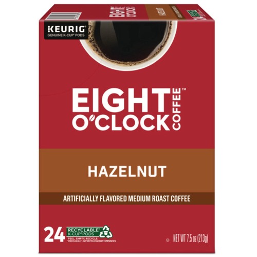 Office Jansan | Eight O'Clock 5000359069 Coffee K-Cups - Hazelnut (24/Box) image number 0