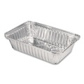 Bulk Savings Pricing 2 | Handi-Foil 206230 5.94 in. x 8.44 in. x 1.81 in. 2.25 lbs. Capacity Aluminum Oblong Pan - Silver (500/Carton) image number 3