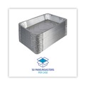 Food Trays, Containers, and Lids | Boardwalk BWKSTEAMFLDP Full-Size Aluminum Steam Deep Table Pan - Silver (50/Carton) image number 3