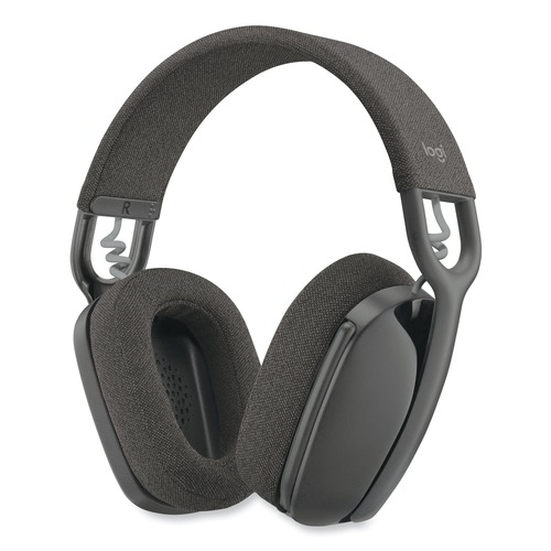 Office Electronics & Batteries | Logitech 981-001198 Zone Vibe Wireless Binaural Over The Head Headset - Graphite image number 0