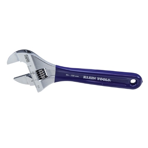 New Year New Savings! Save $25 off $150 | Klein Tools D86936 8 in. Adjustable Slim-Jaw Wrench image number 0