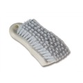 Cleaning Cloths | Boardwalk BWKFSCBWH 6 in. Handle 6 in. Brush Polypropylene Bristles Scrub Brush - White image number 2