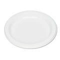 Bulk Savings Pricing 2 | Tablemate 7644WH 7 in. Diameter Plastic Dinnerware Plates - White (125/Pack) image number 0
