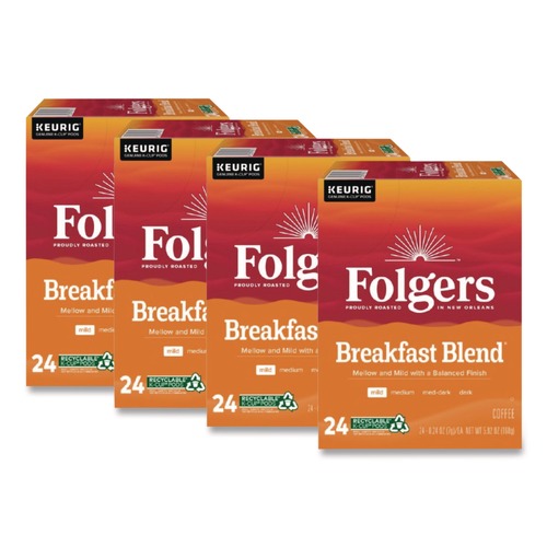 Food Service | Folgers 5000370677 Coffee K-Cup - Breakfast Blend (96/Carton) image number 0