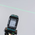 Rotary Lasers | Makita SK105GDNAX 12V max CXT Lithium-Ion Cordless Self-Leveling Cross-Line Green Beam Laser Kit (2 Ah) image number 9
