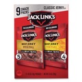 Snacks | Jack Link's 10000031491 8.1 oz. Bag Beef Jerky Variety Pack - Original/Teriyaki (9/Carton) image number 0