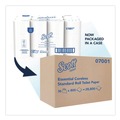 Cleaning & Janitorial Supplies | Scott 07001 2-Ply Septic Safe Essential Extra Soft Coreless Standard Roll Bath Tissue - White (36/Carton) image number 3