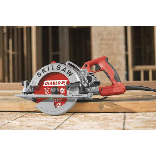 SKILSAW Lightweight Magnesium Worm Drive 7 1 4 in. Circular Saw with Diablo Carbide Blade