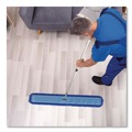 Mops | Gritt Commercial GRI17460T4PK 60 in. x 5 in. Microfiber Head 40 in. to 72 in. Silver Aluminum Handle Dust Mop with Telescopic Handle - Blue (4/Kit) image number 8
