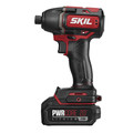 Combo Kits | Skil CB743701 20V PWRCORE20 Brushless Lithium-Ion 1/2 in. Cordless Drill Driver and 1/4 in. Hex Impact Driver Combo Kit (2 Ah) image number 2