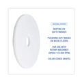 Cleaning Cloths | Boardwalk BWK4017WHI 17 in. Diameter Polishing Floor Pads - White (5/Carton) image number 4