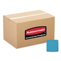 Office Jansan | Rubbermaid Commercial 1820579 12 in. x 12 in. Microfiber Cleaning Cloths - Blue (24/Pack) image number 0