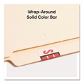 Labels | Smead 67089 1 in. x 1.25 in. S Color-Coded End Tab Filing Labels - White (1-Roll) image number 4