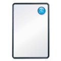 Office Jansan | Quartet 7551 24 in. x 18 in. Contour Dry Erase Board - White Surface, Black Plastic Frame image number 3