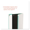 Labor Day Sale! Save $30 off $199! | Deflecto 692056 8.5 in. x 11 in. Insert 56 in. Tall Double-Sided Magnetic Sign Display - Clear/Black image number 7